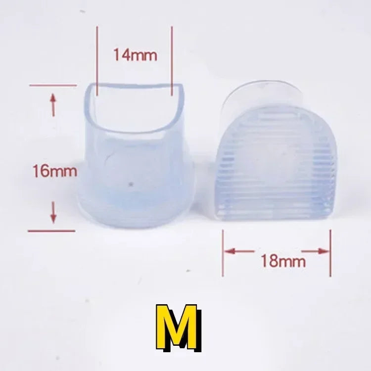 2/4/10/20Pcs Silicone Heel Protectors Stoppers Stiletto Dancing Covers Antislip High Heeler Bridal Wedding Shoes Accessories